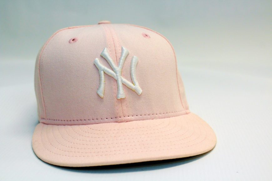The editor’s New York Yankees cap, a breast cancer awareness edition that exemplifies how the hat has transcended its original purpose. (See opening essay on page 16.)