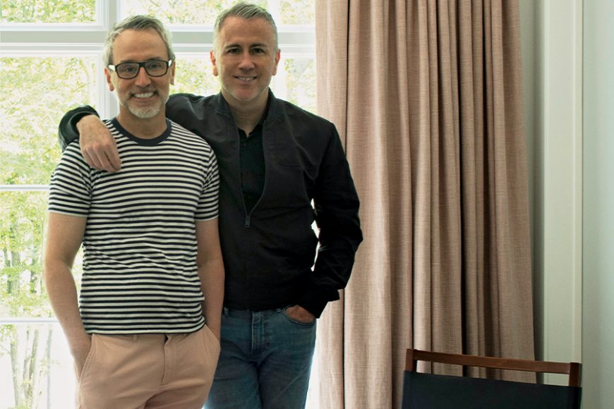 Leonard Steinberg and Thom Caughlin. Photograph by Jane Beiles.