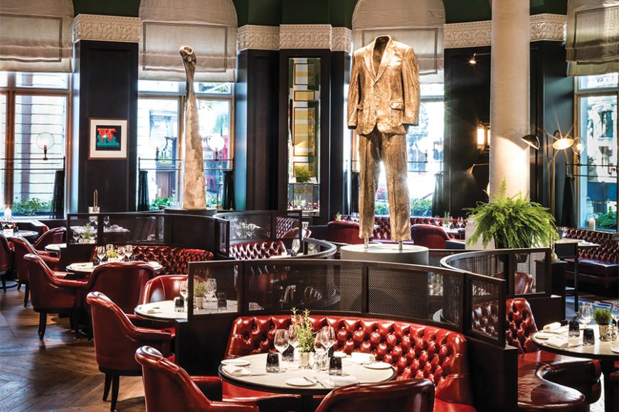 Kerridge’s Bar & Grill in the Corinthia Hotel London is the place to get an oh-so-British meal from Michelin-starred chef Tom Kerridge. Courtesy Corinthia Hotel London.
