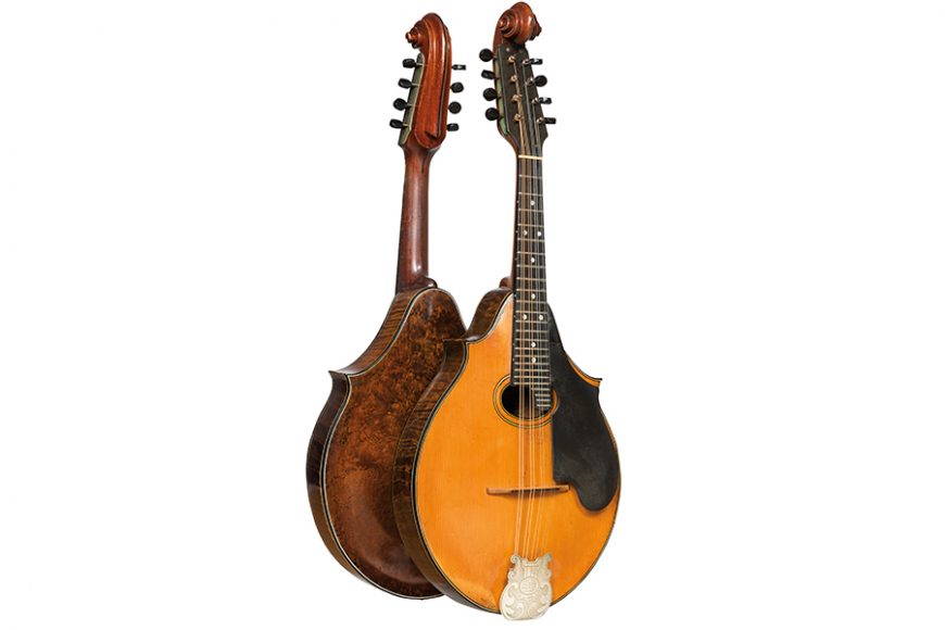 Lyon & Healy/Washburn Style A/5283 Mandolin (circa 1930), $2,000-$3,000, will be auctioned at Skinner Inc. Nov. 24.