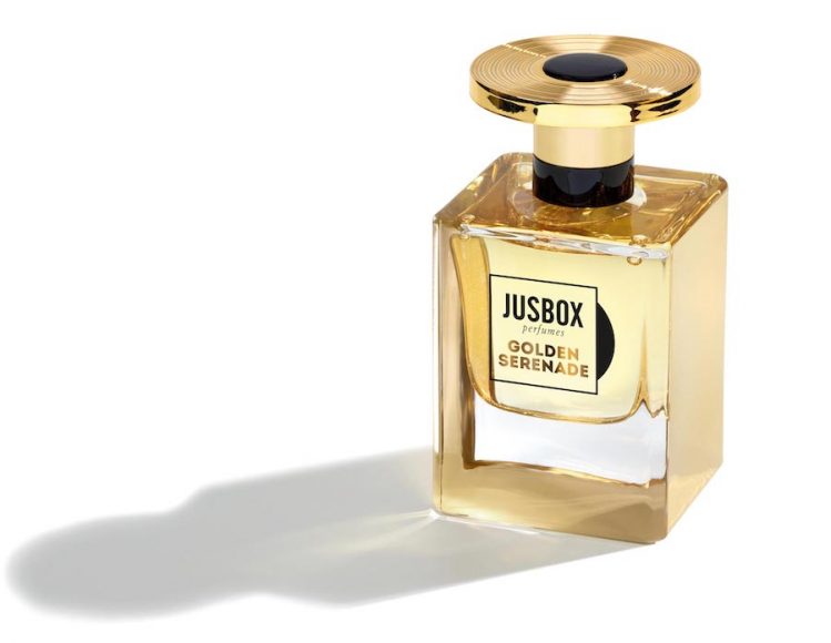 Jusbox launches its newest fragrance, Golden Serenade. 