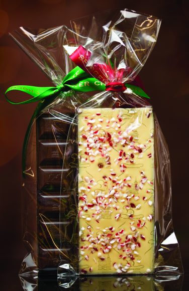 Peppermint bars from Bridgewater Chocolate.