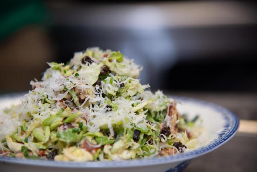 The Rare Bit Shaved Brussels Sprouts Salad