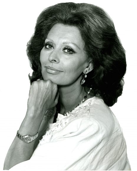 Sophia Loren, seen here in 1986, will recall the times of her life in an evening at Ridgefield Playhouse Nov. 16. Photograph by Allan Warren.
