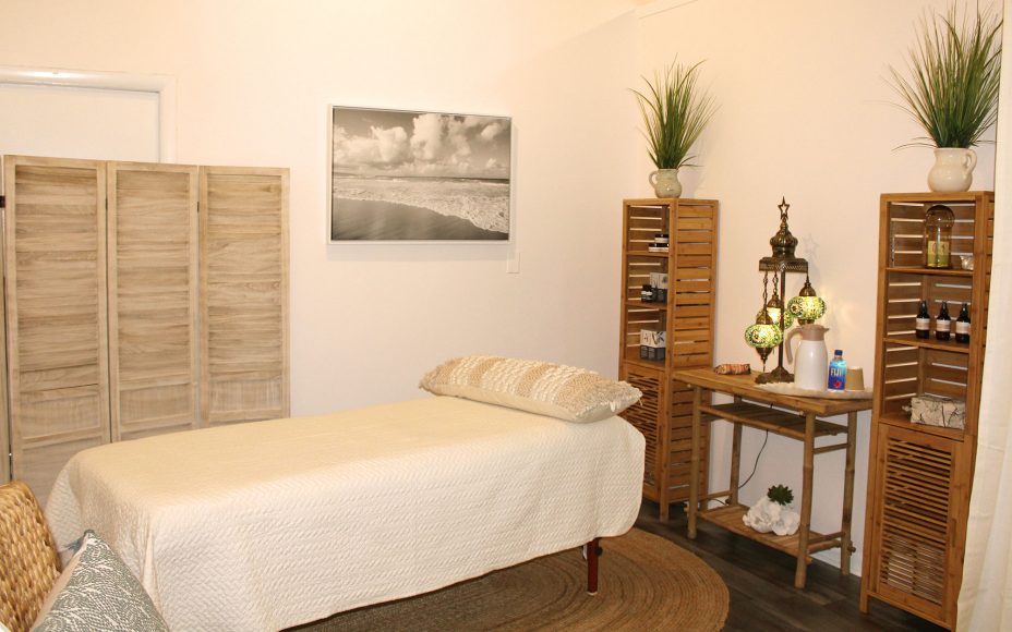 Botanic Skincare Studio studio for massage therapy and facials. Photograph by Fatime Muriqi