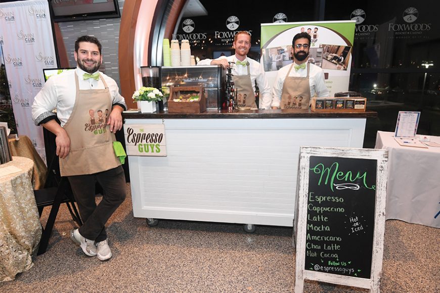 The Espresso Guys – Charlie Piccoli, Oded Bahar and Hamid Ghiasian. Photograph by Kayla Rice.