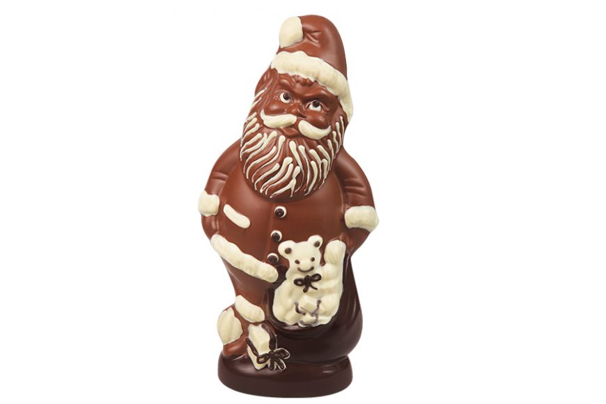  Bridgewater Chocolate’s Standing Santa. 