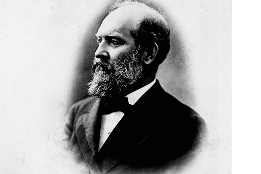 James A. Garfield, 20th president of the United States. Courtesy the Library of Congress.