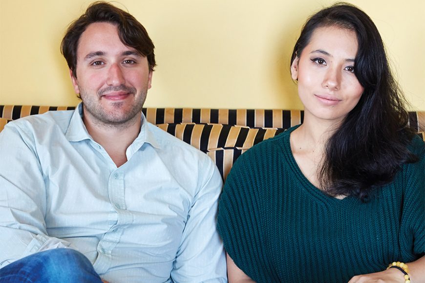 Gustave Maisonrouge and Chloe Mendel, founders of Maison Atia.