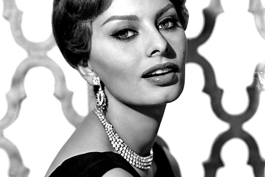Sophia Loren in a publicity still from Paul A. Hesse Studios in 1959, the zenith of Hollywood’s Golden Age.