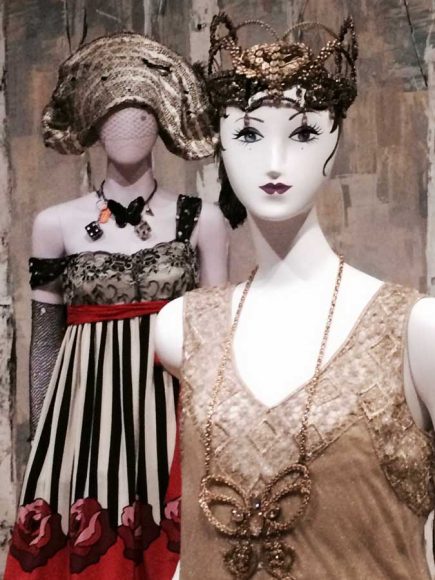 Ralph Pucci mannequins are prominent throughout “The World of Anna Sui” at the Museum of Arts and Design. Photograph by Mary Shustack.