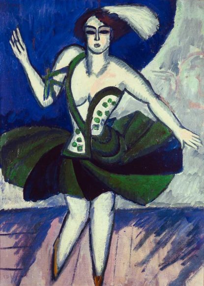 Ernst Ludwig Kirchner (1880-1938), “The Russian Dancer Mela,” 1911. Oil on canvas. Private Collection. Courtesy Neue Galerie New York.