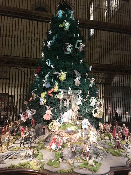 The Metropolitan Museum of Art’s Christmas Tree and Neapolitan Baroque Crèche – always a crowd-pleaser.