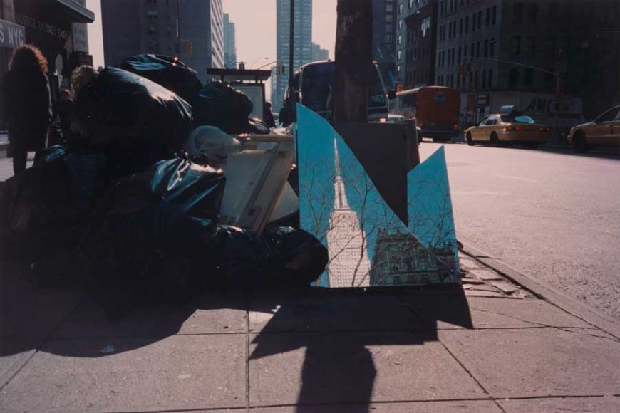 Kenji Nakahashi, “Empire on Mirror,” 1998. Chromogenic development print. Museum of the City of New York. Anonymous gift in memory of Kenji Nakahashi, 2017.57.20. Courtesy Museum of the City of New York.