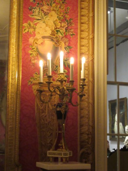 Detail of the Tapestry room from Croome Court, Worcestershire, designed by Robert Adam (British, 1728-1792). Photograph by Mary Shustack.