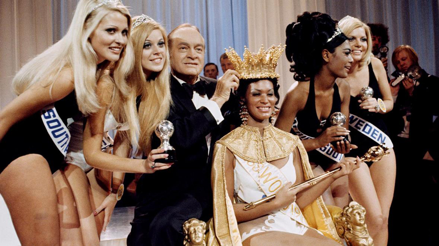 Another world: the Grenadian Jennifer Hosten is crowned by Bob Hope in 1970.