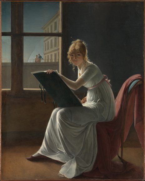 Marie Denise Villers, “Marie Joséphine Charlotte du Val d’Ognes” (1801), oil on canvas. Courtesy The Metropolitan Museum of Art.