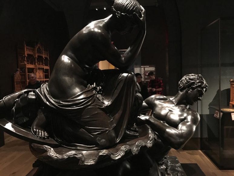 William Theed the Elder’s “Thetis Transporting Arms for Achilles” (1804-12, bronze), one of the many stunning objects in The Metropolitan Museum of Art's new British Galleries. Photographs by Georgette Gouveia.