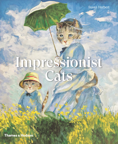 Cover of Susan Herbert’s “Impressionist Cats.” Courtesy Thames & Hudson.