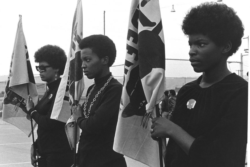 A still from Stanley Nelson’s “Independent Lens” documentary “The Black Panthers:  Vanguard of a Revolution,” part of PBS’ programming on race in America. Courtesy PBS.