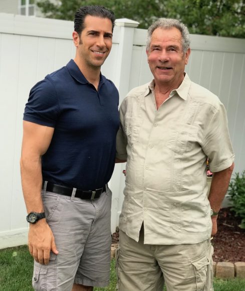 Vincenzo Roselli with the author, his son. Courtesy the Roselli family.