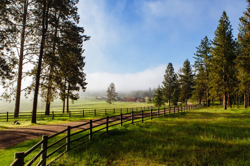 Misty Cook shack, The Resort at Paws Up. 