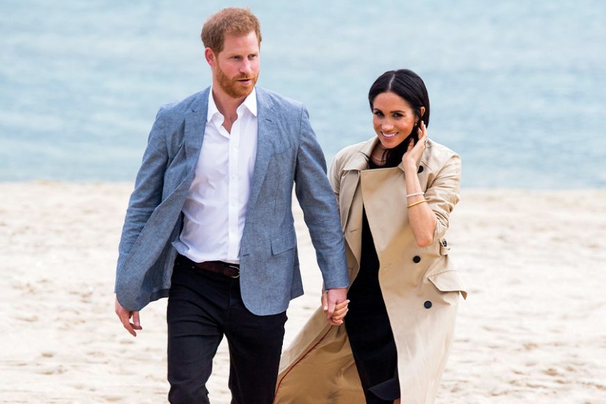 Harry and Meghan, the Duke and Duchess of Sussex. Photograph by Samir Hussein. Courtesy Getty Images.