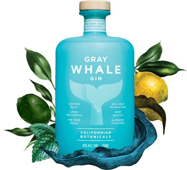 Gray Whale Gin is now available in New York. Courtesy Gray Whale Gin.