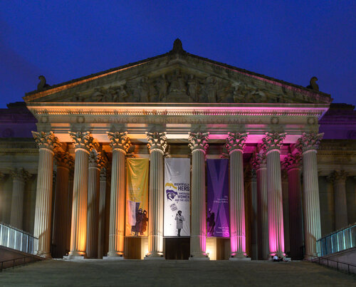 On Wednesday, Aug. 26, buildings and landmarks across the country will be lit in purple and gold in honor of women’s suffrage.