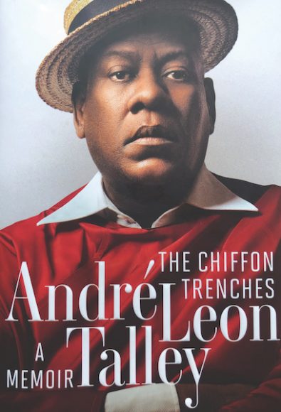 “The Chiffon Trenches” by André Leon Talley (book cover)
Original jacket photograph by Colin Gray, design by Roberto De Vicq.
