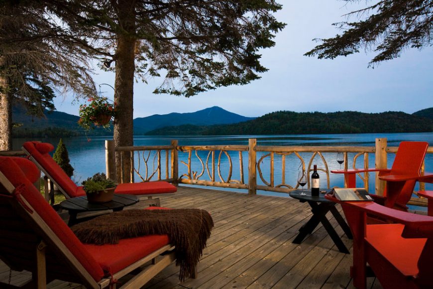 Lake Placid Lodge offers serene settings.
Photographs courtesy Lake Placid Lodge.
