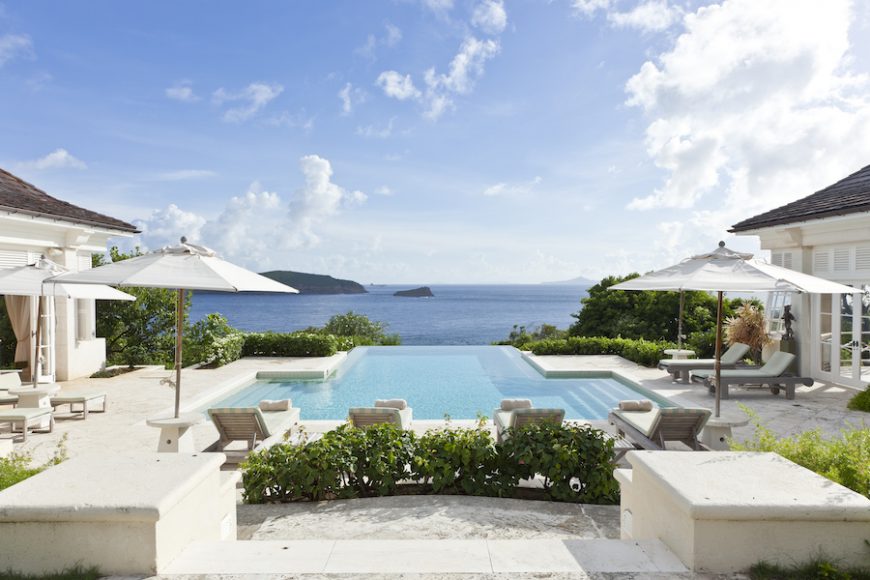 Les Jolies Eaux, Princess Margaret’s former house on Mustique.
Courtesy The Mustique Company.
