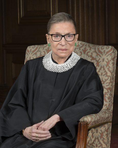 Ruth Bader Ginsburg’s official 2016 portrait. Courtesy Supreme Court of the United States.