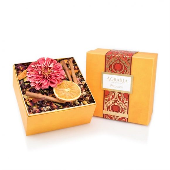 Agraria's famous "Bitter Orange" potpourri was a fave of Jacqueline Kennedy Onassis. Courtesy Agraria.