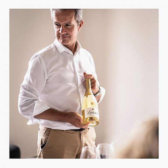 Hervé Dantan, chef de Cave of Maison Lanson, celebrating 260 years of making Champagne.