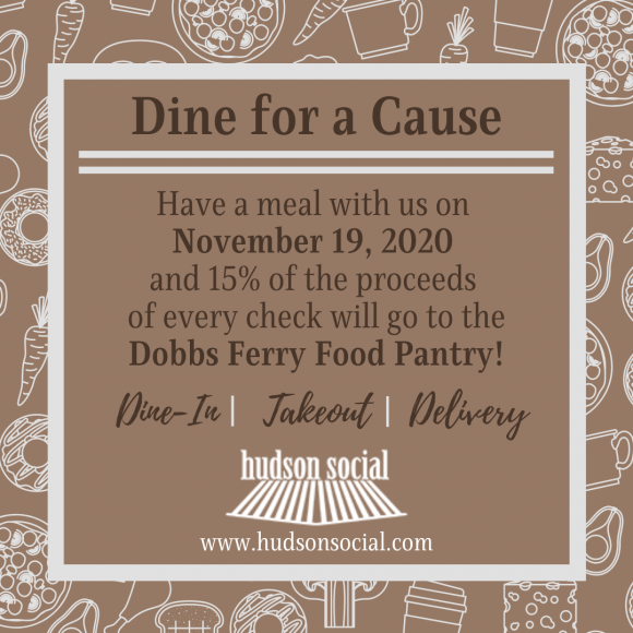 You’re invited to help make the underserved’s Thanksgiving happy by dining with Hudson Social.