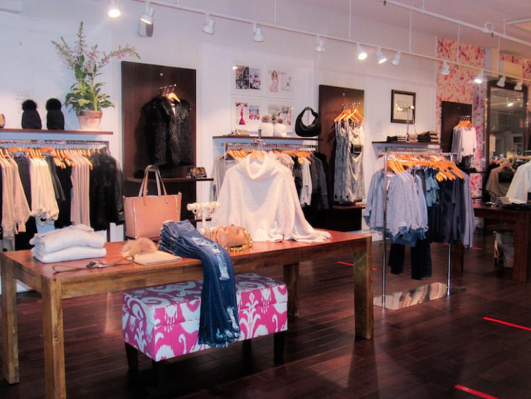 Pookie & Sebastian in Scarsdale features a mix of casually elegant women’s clothing and accessories. Courtesy Pookie & Sebastian.