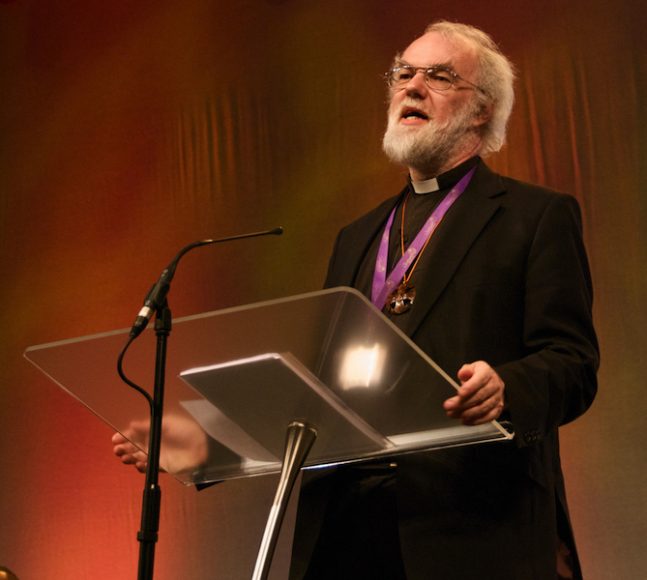 Rowan Williams. Photograph by
Scott Gunn / Creative Commons.