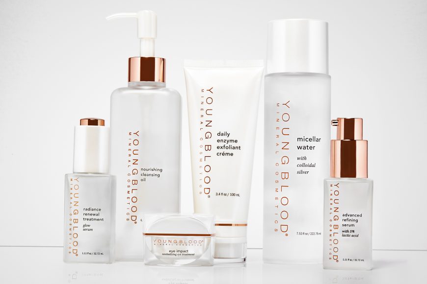 Youngblood Mineral Cosmetics, a purveyor of clean luxury beauty, launches fits irst skincare line.