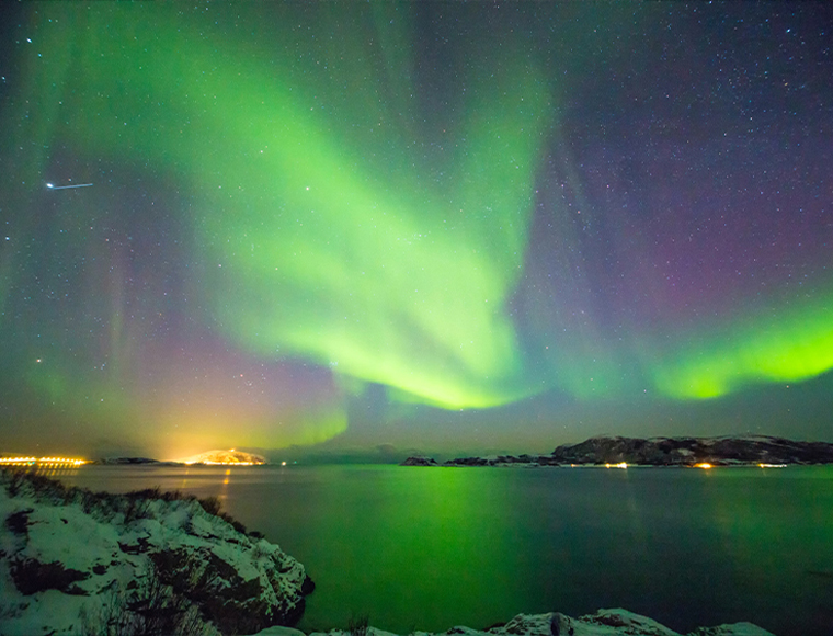 Aurora Borealis, the Northern Lights. 
Photograph by Lightscape on Unsplash.