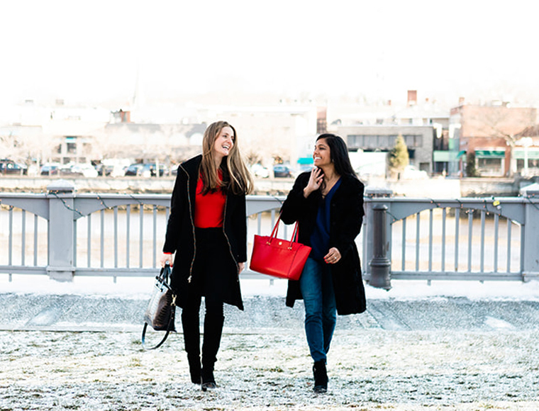 Jasmine Silver and Runa Knapp of connectalent. Photographs by Tiffani Djiounas/ Tiffani Photography.