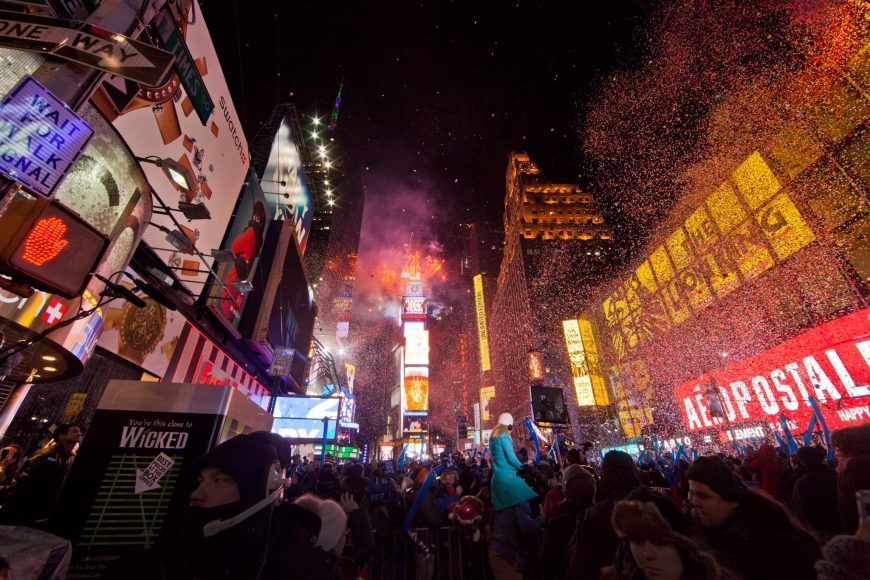 Celebrate the Times Square ball drop virtually this year. Photograph by Anthony Quintano/NBC.
