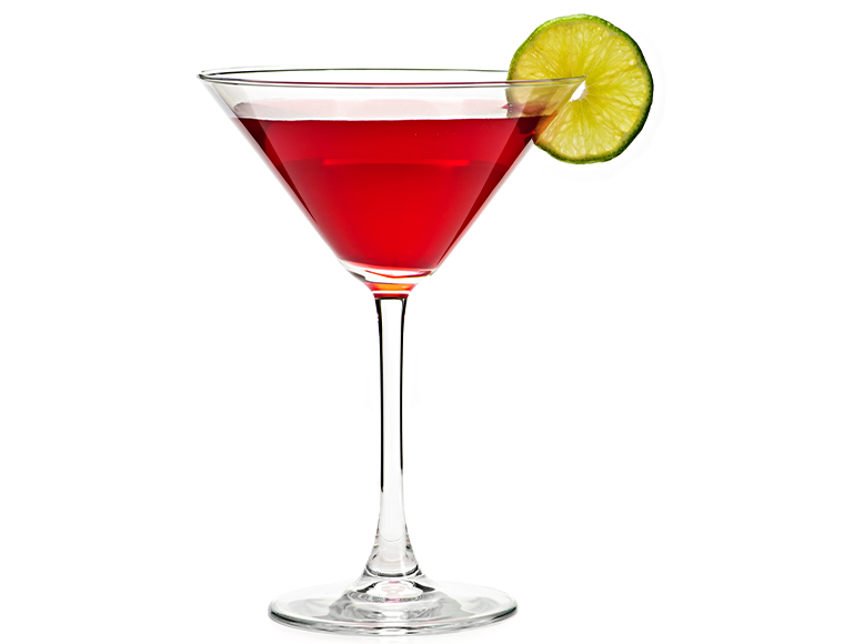 The cosmopolitan, nicknamed cosmo – sophisticated, ladylike and forever associated with “Sex and the City.” 