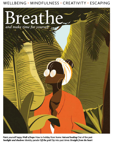 Breathe magazine invites you to “make time for yourself.” Courtesy Breathe magazine.