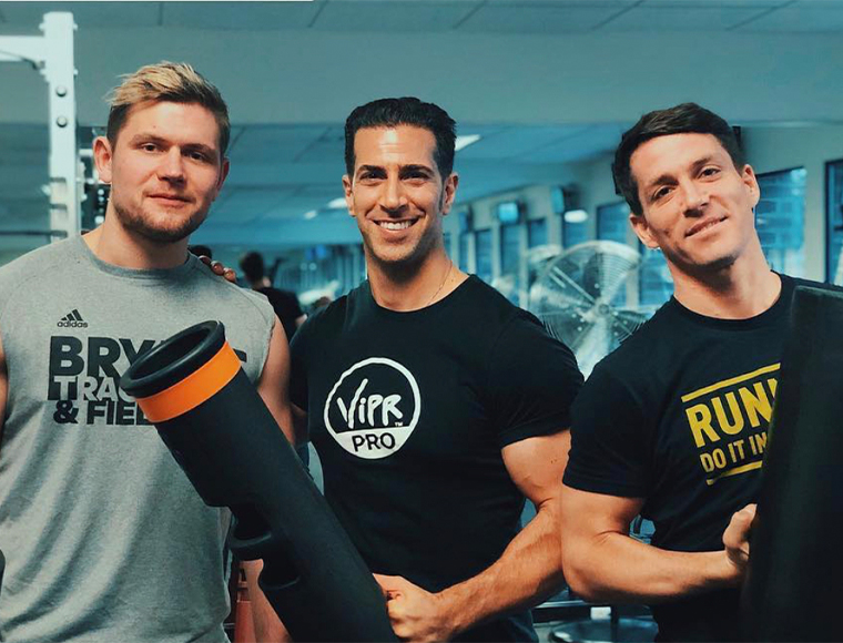 From left: New York/Connecticut fitness instructor Isak Spanjol, author Giovanni Roselli and Men Care Now CEO Nicolas de Alejo. Courtesy Roselli Health & Fitness.