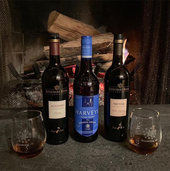 Three kind of sherry for a snowy night by the fire.
Photograph by Doug Paulding.