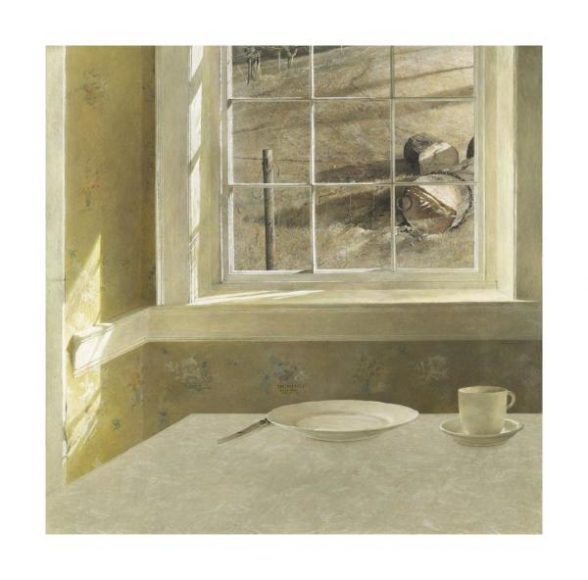 Andrew Wyeth’s “Groundhog Day” (1959, egg tempera). Philadelphia Museum of Art.