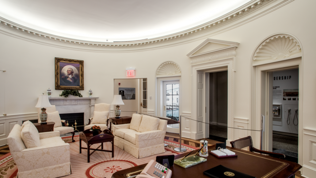 A special gallery on the fourth floor of the New-York Historical Society in Manhattan (seen here) recreates the Oval Office. Courtesy New-York Historical Society