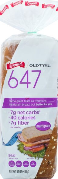 Delicious Schmidt Old Tyme 647 low-carb bread makes taste, not waist.