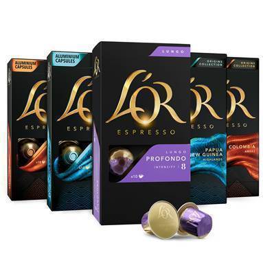 L’OR Espresso offers the first coffee capsule compatible with Nespresso original coffee machines.